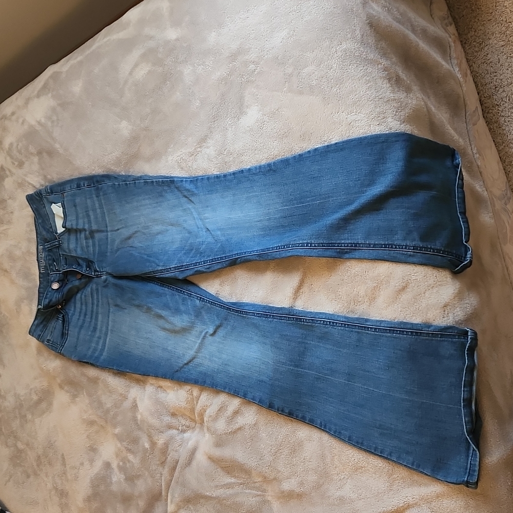 High rise flare jeans